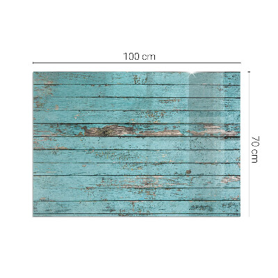 Téglalap üveg alátét kandallóhoz Rusztikus deszkák természetes stílusban