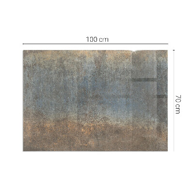 Téglalap alakú kandalló üveg alátét Absztrakt minta változatos textúrákkal