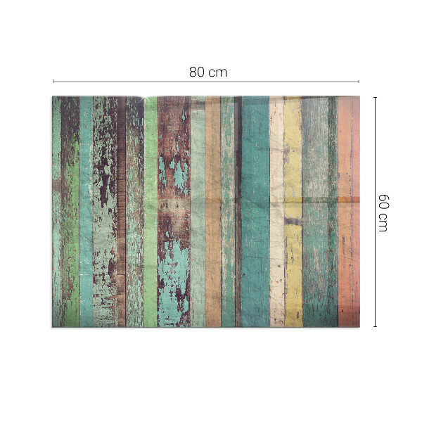 Téglalap alakú kandalló üveg alátét Tábla színek különböző árnyalatokban