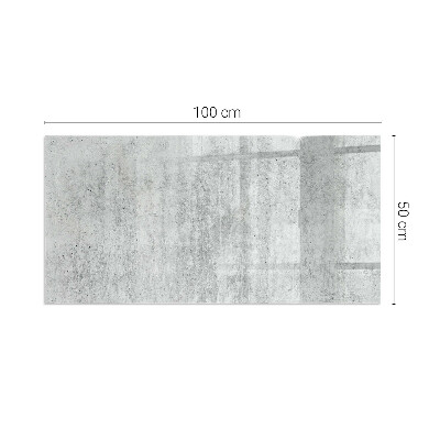 Téglalap formájú kandalló alátét Nyers beton szerkezet