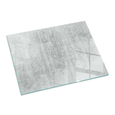 Téglalap formájú kandalló alátét Nyers beton szerkezet