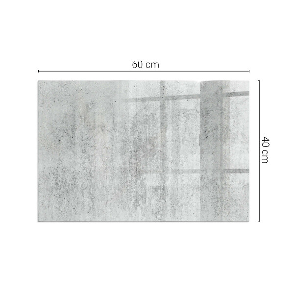 Téglalap formájú kandalló alátét Nyers beton szerkezet