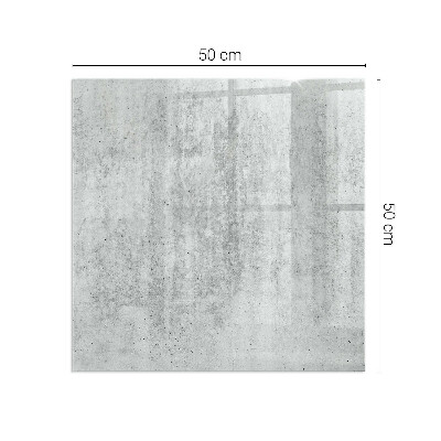 Téglalap formájú kandalló alátét Nyers beton szerkezet