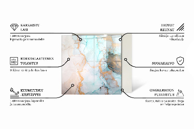 Téglalap formájú kandalló alátét Nyers beton szerkezet