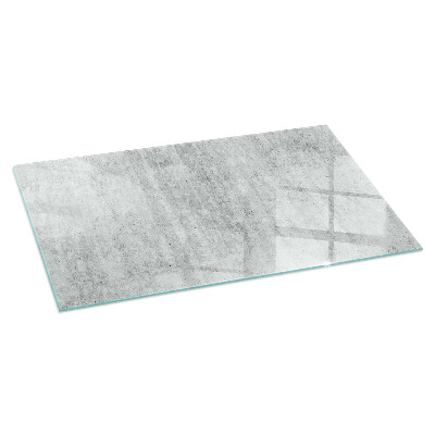 Téglalap formájú kandalló alátét Nyers beton szerkezet