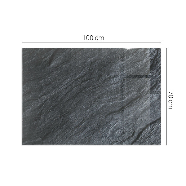 Téglalap formájú kandalló alátét Sziklás szerkezet mintázata
