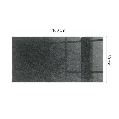 Téglalap üveg alátét kandallóhoz Kő szerkezeti minta