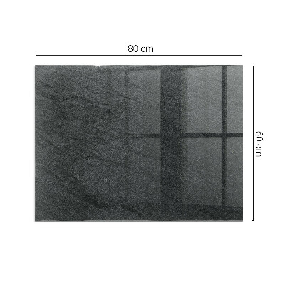 Téglalap üveg alátét kandallóhoz Kő szerkezeti minta