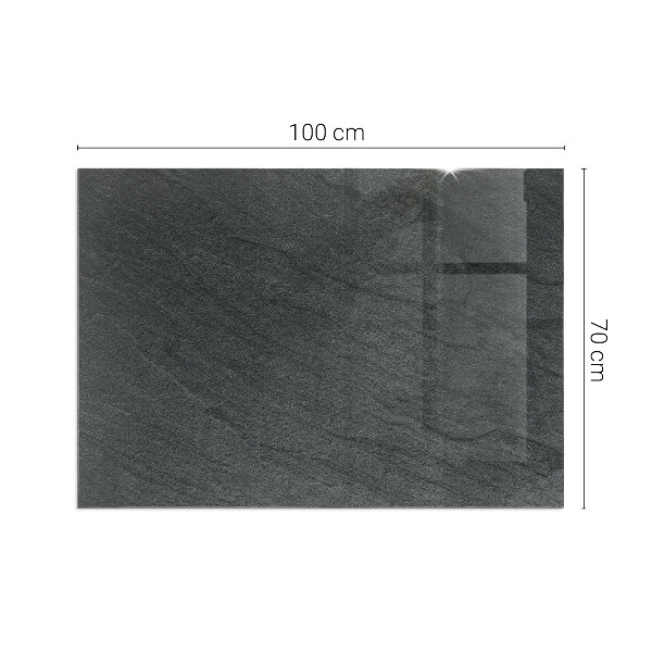 Téglalap üveg alátét kandallóhoz Kő szerkezeti minta