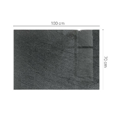 Téglalap üveg alátét kandallóhoz Kő szerkezeti minta