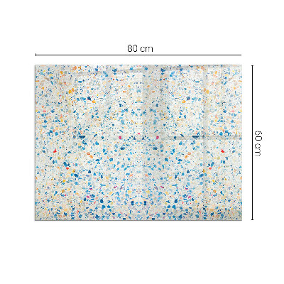 Téglalap üveg alátét kandallóhoz Absztrakt textúra motívum