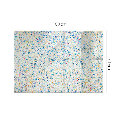 Téglalap üveg alátét kandallóhoz Absztrakt textúra motívum