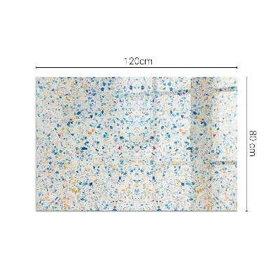 Téglalap üveg alátét kandallóhoz Absztrakt textúra motívum