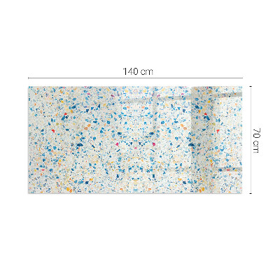 Téglalap üveg alátét kandallóhoz Absztrakt textúra motívum