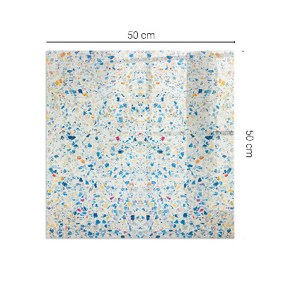 Téglalap üveg alátét kandallóhoz Absztrakt textúra motívum