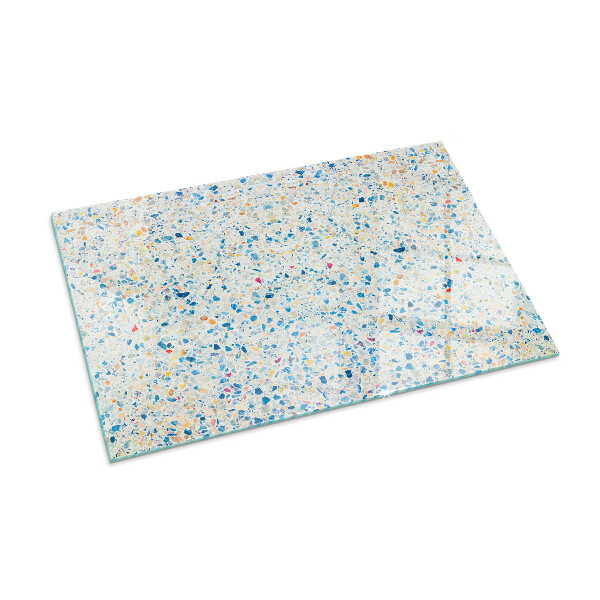 Téglalap üveg alátét kandallóhoz Absztrakt textúra motívum