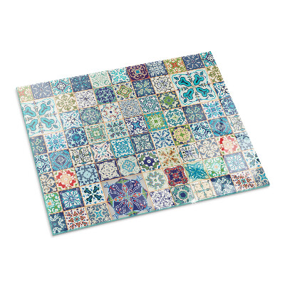 Téglalap formájú kandalló alátét Mozaik díszítő minták