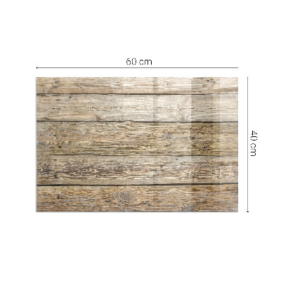 Téglalap üveg alátét kandallóhoz Faerezet természetes stílusban