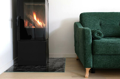 Téglalap alakú kandalló üveg alátét Kőstílus természetes változatban