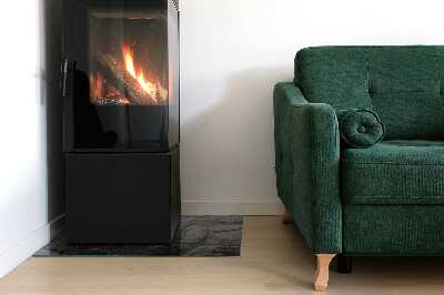 Téglalap alakú kandalló üveg alátét Kőstílus természetes változatban