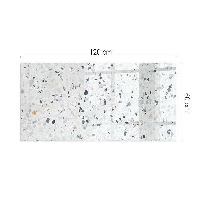 Téglalap formájú kandalló alátét Kőminta apró díszítésekkel