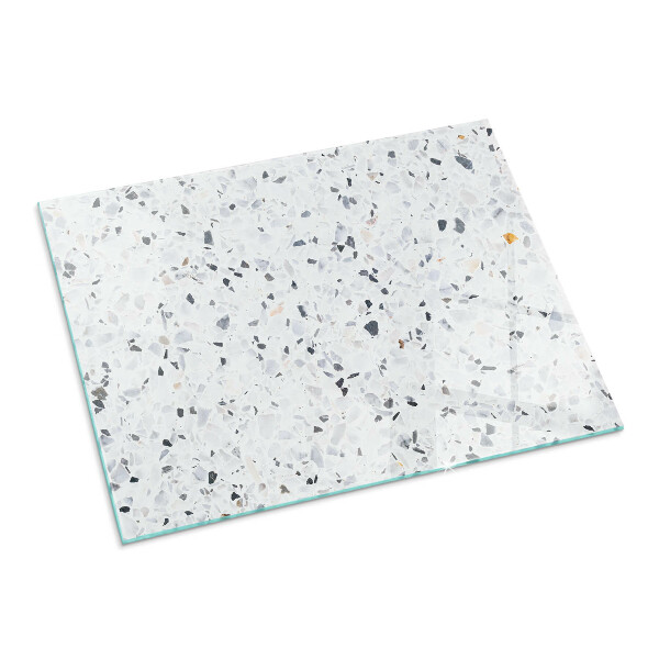 Téglalap formájú kandalló alátét Kőminta apró díszítésekkel