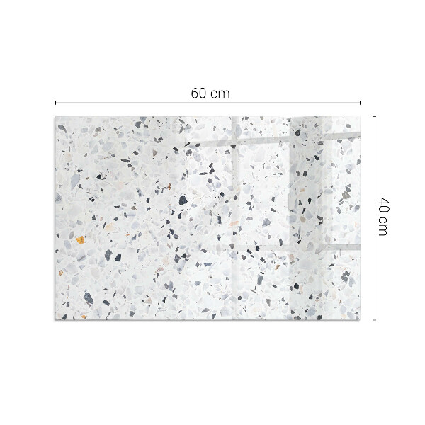 Téglalap formájú kandalló alátét Kőminta apró díszítésekkel