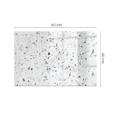 Téglalap formájú kandalló alátét Kőminta apró díszítésekkel