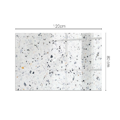 Téglalap formájú kandalló alátét Kőminta apró díszítésekkel