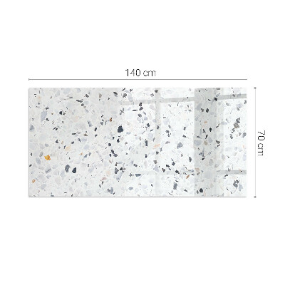 Téglalap formájú kandalló alátét Kőminta apró díszítésekkel