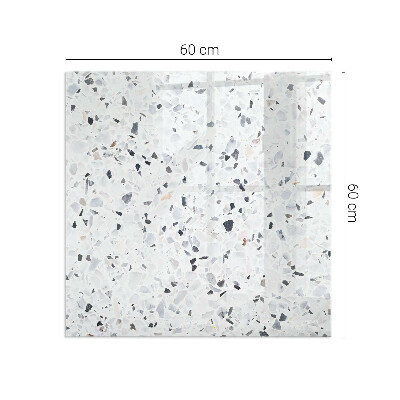 Téglalap formájú kandalló alátét Kőminta apró díszítésekkel