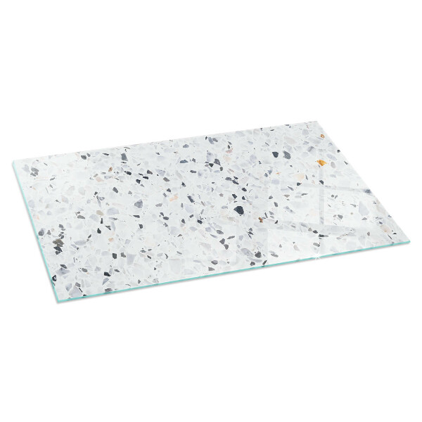 Téglalap formájú kandalló alátét Kőminta apró díszítésekkel