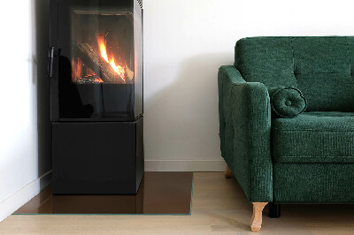 Téglalap formájú kandalló alátét Szín Barna