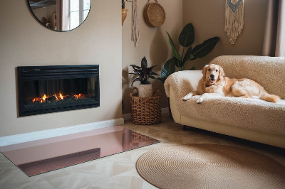 Téglalap formájú kandalló alátét Szín Rózsaszín