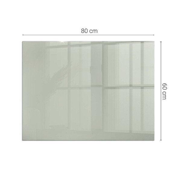 Téglalap üveg alátét kandallóhoz Szín Szürkészöld