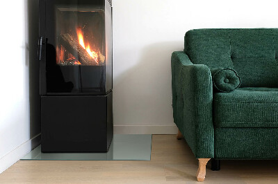 Téglalap alakú kandalló üveg alátét Szín Világoszöld