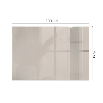 Téglalap alakú kandalló üveg alátét Szín Világosbarna