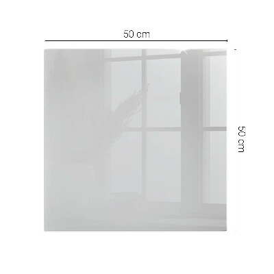 Téglalap üveg alátét kandallóhoz Szín Szürke