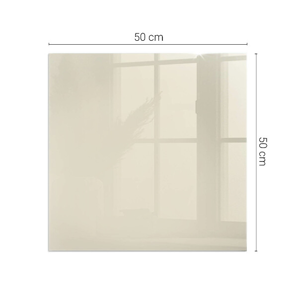 Téglalap alakú kandalló üveg alátét Szín Bézs