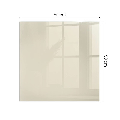 Téglalap alakú kandalló üveg alátét Szín Bézs