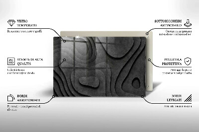 Síri gyertya alátét dekoratív 3D kő formák