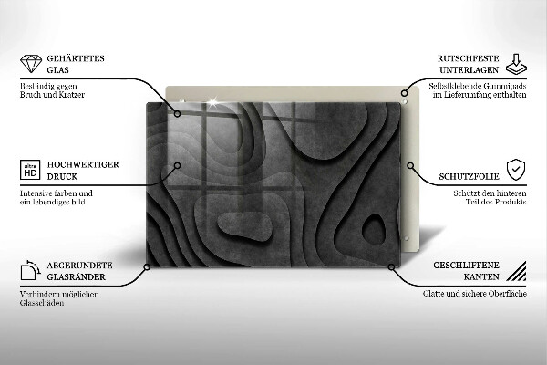 Síri gyertya alátét dekoratív 3D kő formák