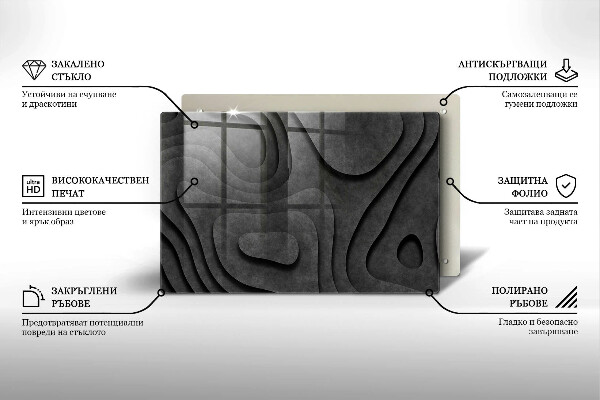 Síri gyertya alátét dekoratív 3D kő formák