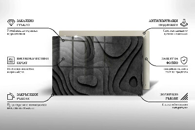 Síri gyertya alátét dekoratív 3D kő formák