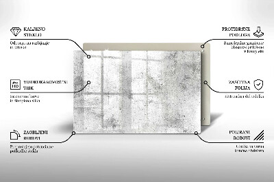 Üveg alátét gyertyákhoz dekoratív Beton textúra