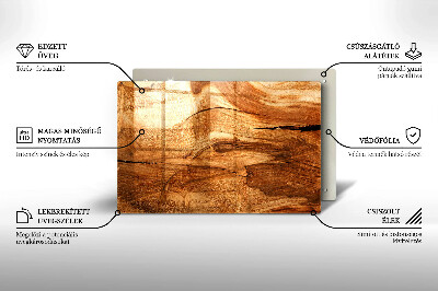 Üveg alátét gyertyákhoz dekoratív Fa tábla textúra