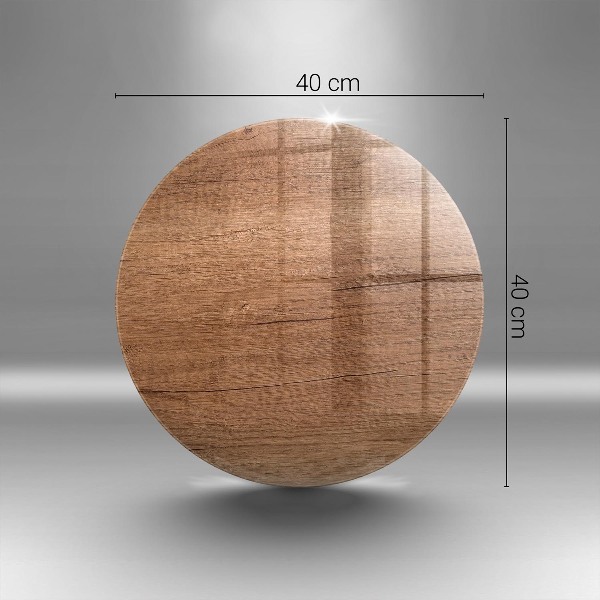 Síri gyertya alátét Fa textúra