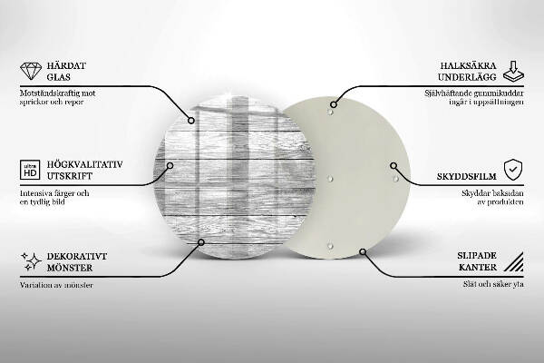 Üveg alátét gyertyákhoz Régi fa táblák