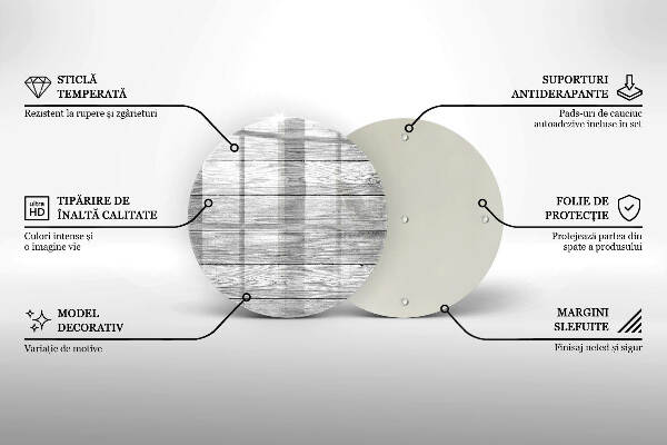 Üveg alátét gyertyákhoz Régi fa táblák