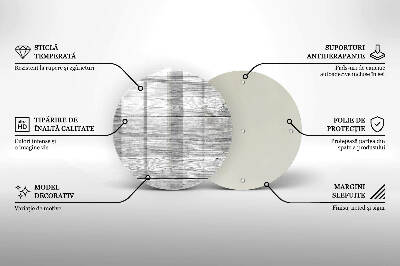 Üveg alátét gyertyákhoz Régi fa táblák